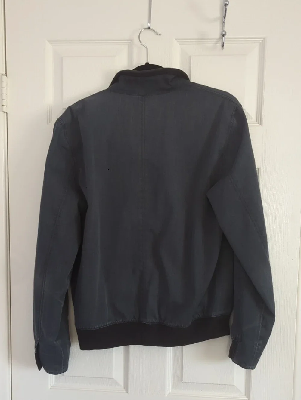 Banana Republic Men's Dark Gray Zip-Up Jacket Size M